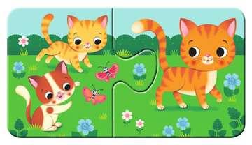Ravensburger puzzel Dieren en hun kinderen 9x2 stukjes