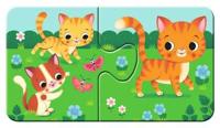 Ravensburger puzzel Dieren en hun kinderen 9x2 stukjes - thumbnail