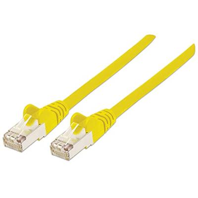 Intellinet 735643 RJ45 Netwerkkabel, patchkabel CAT 6 S/FTP 5.00 m Geel Vergulde steekcontacten 1 stuk(s)