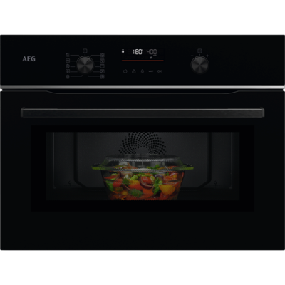 AEG 5000 CombiAir - Microgolfoven met heteluchtfunctie Zwart TO5NK401B