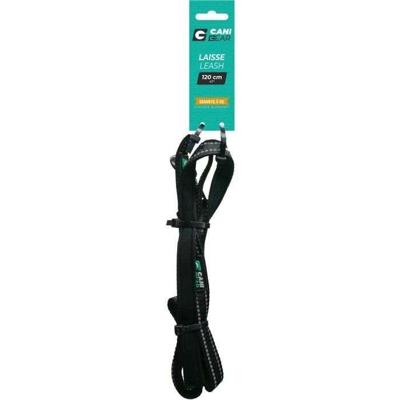 CANI C GEAR, Leiband, model CANI Gear, kleur zwart, handgreep van neopreen voor maximaal comfort, reflecterende strepen over de gehele lengte, gegarandeerd, 120 cm