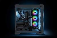 Thermaltake CL-F116-PL14SW-A PC-ventilator Zwart (b x h x d) 190 x 56 x 143 mm Incl. LED-verlichting, Incl. RGB-verlichtingsbesturing - thumbnail
