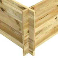 vidaXL Plantenbak verhoogd 150x100x40 cm geïmpregneerd hout - thumbnail