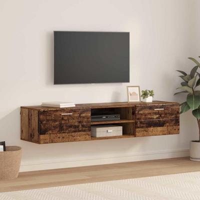TV-kast met lade Oud hout 150 x 39 x 30 cm Bewerkt hout
