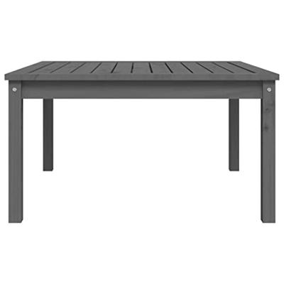Tuintafel 82,5x82,5x45 cm massief grenenhout grijs Tuintafel 82,5x82,5x45 cm massief grenenhout grijs