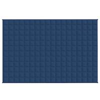 Verzwaringsdeken 122x183 cm 5 kg stof blauw - thumbnail