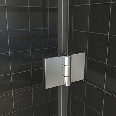 Vaz nisdeur met vast deel 800 x 2000 x 8 mm nano helder glas/chroom