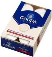 Gouda Maxi Lichten 10 Uur Wit 12st - thumbnail
