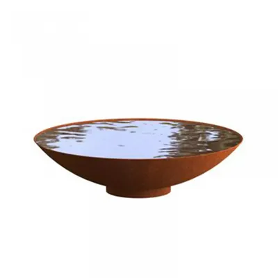 Waterschaal Cortenstaal Ø80cm Waterschaal Cortenstaal Ø80cm