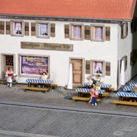 NOCH 14817 H0 Biergarten accessoires Geverfd, Kant-en-klaar model - thumbnail