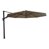 Grote Zweefparasol VirgoFlex Taupe 3,5m van Lesli Living - thumbnail