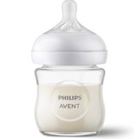 Glazen flesje 120 ml Philips AVENT Natural Response doorzichtig - thumbnail