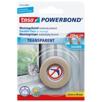tesa 55743-00001-02 Montagetape tesa Powerbond Transparant (l x b) 1.5 m x 19 mm 1 stuk(s) - thumbnail