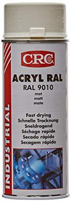 CRC 31066-AA Acryllak Wit (mat) RAL-kleurcode 9010 400 ml