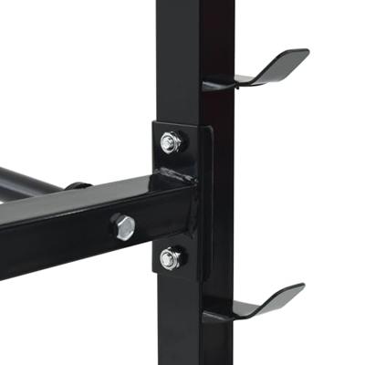 Halterrek Zwart 99 x 45 x 95.5 cm Poedergecoat staal