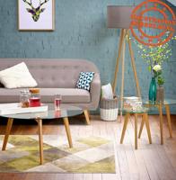 ALTEREGO LOVYOU Ronde nesttafel - Transparant - thumbnail