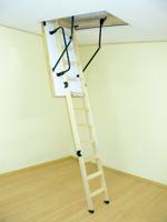 Altrex Woodytrex-De Luxe 3-delige zoldertrap (inklap) 120 x 60 - 505062 - thumbnail