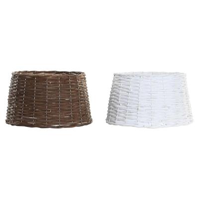 Kerstboomrok DKD Home Decor vlechtwerk (39 x 39 x 22 cm) (2 Stuks)