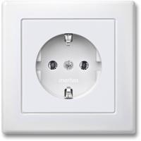 Merten MEG2301-1519 Wandcontactdoos System M Polar-wit 1 stuk(s) - thumbnail