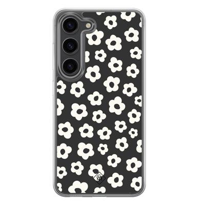 Samsung Galaxy S23 Plus hybride hoesje - Retro bloempjes