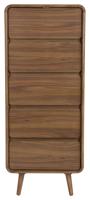 Zuiver Ladekast 'Rise' Walnoot, Met 5 laden - thumbnail