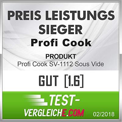 ProfiCook PC-SV 1112 8 l 520 W Zwart, Roestvrijstaal