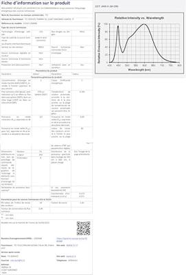 Inbouwspots EDM 31651 Downlight F 5 W 380 lm (6400 K)
