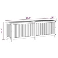 Tuinbox 175x50x58 cm massief acaciahout - thumbnail