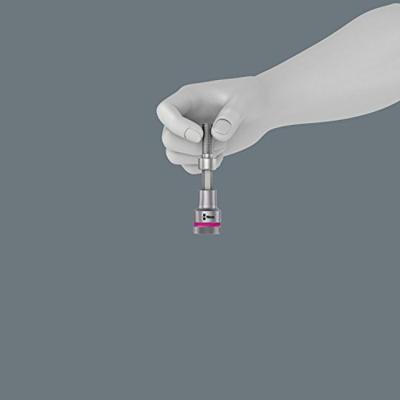 Wera 8740 A HF Binnenzeskant Zyklop Bitdop met 1/4"-aandrijving met vasthoudfunctie, 1/4" - 1 stuk(s) - 05003388001 - thumbnail