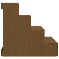 Huisdierentrap 40x49x47 cm massief grenenhout honingbruin - thumbnail