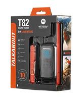 Motorola T82 Twin Pack twee-weg radio 16 kanalen Zwart, Oranje - thumbnail