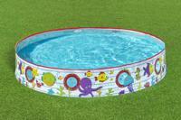 Bestway Stijve Kinderzwembad PVC Vissen 152x25 cm +2 Jaar Tuin 55029 - thumbnail