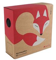 Leschi Verwarmingskussen Noah de vos - chocolade - thumbnail