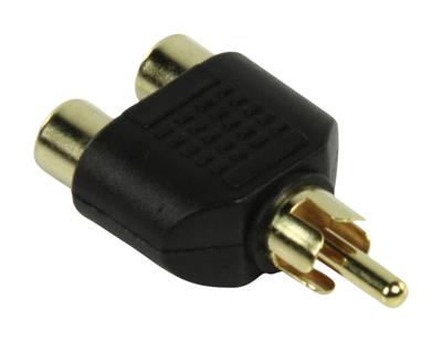 HQ RCA naar 2x RCA audio adapter HQ RCA naar 2x RCA audio adapter