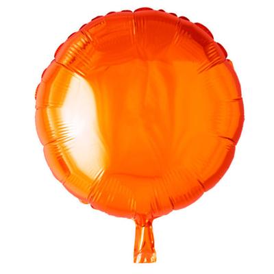 Folieballon Rond Oranje (45cm)