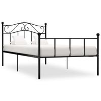 Bedframe metaal zwart 90x200 cm - thumbnail