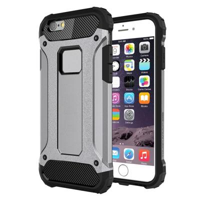 Voor iPhone 6 & 6s harde Armor TPU + PC combinatie Case(Grey)