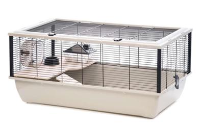 INTER-ZOO Bob + Wood beige - kooi voor een hamster