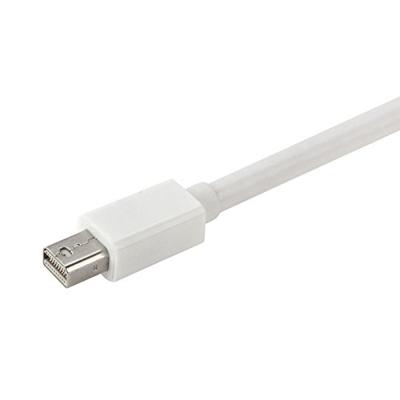 Mini DisplayPort mannetje naar HDMI + VGA + DVI vrouwtje Adapter Converter kabel voor Mac Book Pro Air, Kabel Lengte: 17cmwit