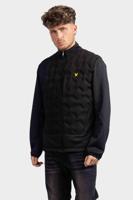 Lyle & Scott Welded Check Fleece Jas Heren Zwart - Maat S - Kleur: Zwart | Soccerfanshop - thumbnail