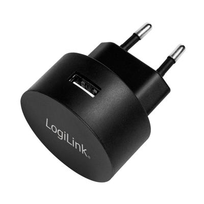 LogiLink LogiLink USB wall charger - Netzteil - 10.5 Watt - 2.1 A (USB) USB-oplader 10.5 W 1x USB-A Zwart Binnen LogiLink LogiLink USB wall charger - Netzteil - 10.5 Watt - 2.1 A (USB) USB-oplader 10.5 W 1x USB-A Zwart Binnen