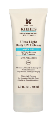 Kiehls - Kiehl's D.S. Ultra Light Daily UV Defense Aqua Gel SPF50 60 ml Zonbescherming