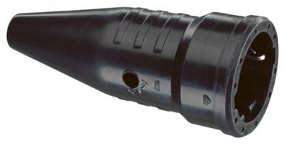 ABL Rubber schuko IP44 contrastekker 16A