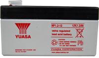 Yuasa NP1.2-12 Loodaccu 12 V 1.2 Ah Loodvlies (AGM) (b x h x d) 97 x 55 x 48 mm Kabelschoen 4.8 mm Onderhoudsvrij, VDS-certificering - thumbnail