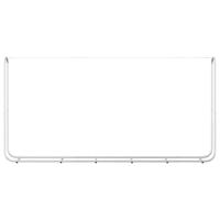 VidaXL Haardhoutrek 300x25x150 cm gegalvaniseerd staal - thumbnail