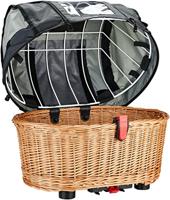KLICKfix tierkorb "doggy basket plus" rear animal basket r&k "doggy basket plus"wicker - thumbnail