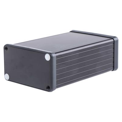 Hammond Electronics 1455K1201BK Profielbehuizing 120 x 78 x 43 Aluminium Zwart 1 stuk(s)