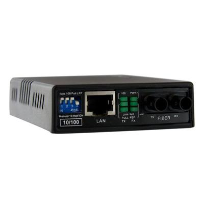 StarTech.com MCM110ST2 netwerkconverter 100 Mbit/s 1310 nm – netwerk-mediacomter (100 Mbit/s, 10Base-T, 100Base-FX, 100Base-TX, bekabeld, 2000 m, 1310 nm, IEEE 802.3, IEEE 802.3u)