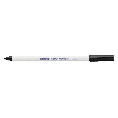 Textielmarker edding 4600 rond 1mm zwart