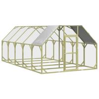 Kippenhok 268x500x190 cm geïmpregneerd massief grenenhout - thumbnail